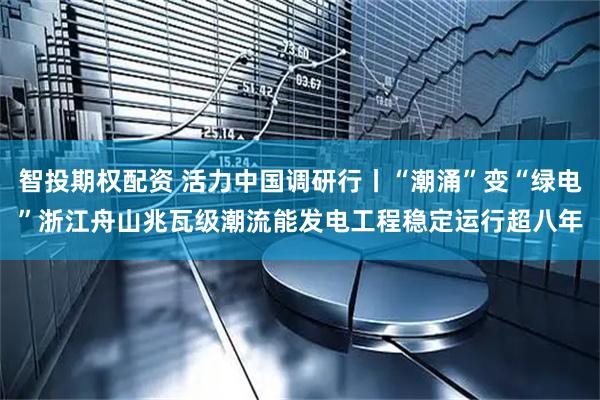 智投期权配资 活力中国调研行丨“潮涌”变“绿电”　浙江舟山兆瓦级潮流能发电工程稳定运行超八年